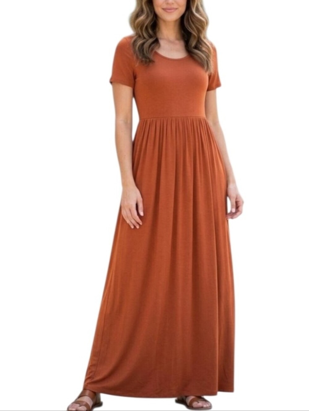 Daily Ritual Scoop Neck Maxi Dress